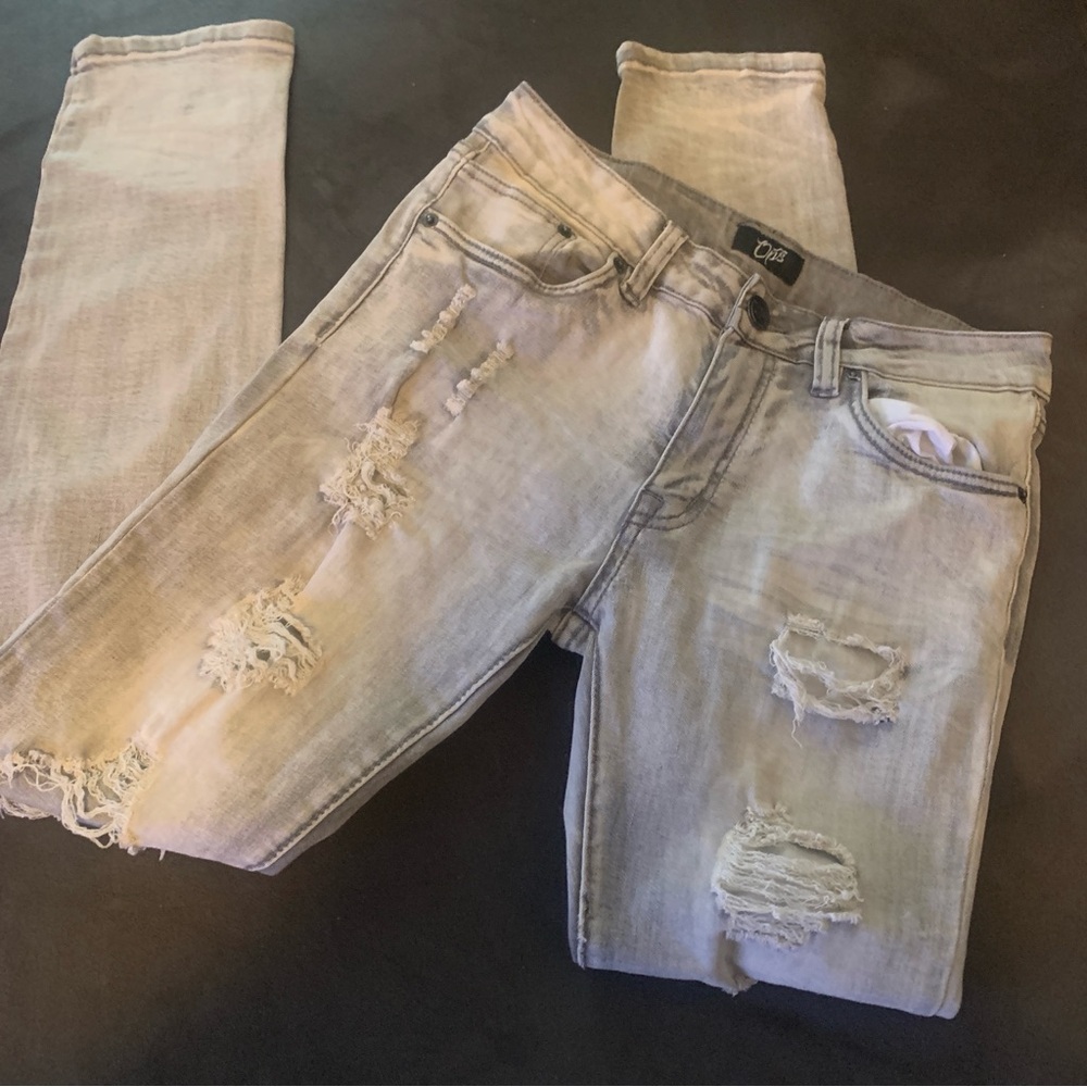 🌱Distressed Light Gray Jeans for Boys🌱 - Picture 7 of 9